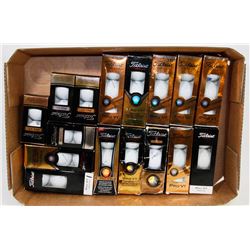 FLAT OF TITLEIST PRO V1 RECLAIMED GOLF BALLS.