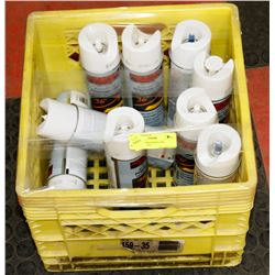 10 CANS OF PRECISION LINE MARKING PAINT