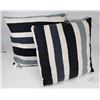 Image 1 : 2 NEW CANVAS TYPE THROW CUSHIONS.