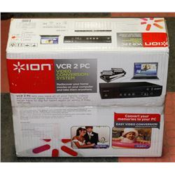 ION VCR 2PC VIDEO CONVERSION SYSTEM.