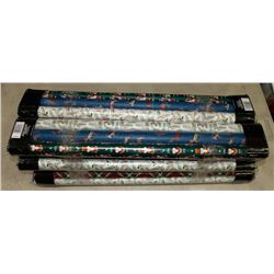 LOT OF 18 ROLLS OF WRAPPING PAPER.