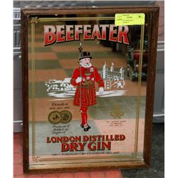 BEEFEATER MIRRORED ADVERTISEMENT