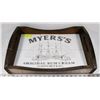 Image 1 : MYERS WOOD/CERAMIC SERVING TRAYS 20" LONG