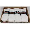 Image 1 : LOT OF 12 NEW MENS WHITE CREW SOCKS
