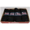 Image 1 : LOT OF 12 NEW MENS BLACK CREW SOCKS