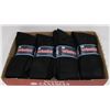 Image 1 : LOT OF 12 NEW MENS BLACK CREW SOCKS