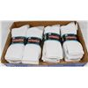 Image 1 : LOT OF 12 NEW MENS WHITE WITH GREY ACCENTS CREW
