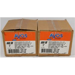 2 BOXES OF AVOS 5" BEAR TEX.