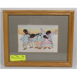 VINTAGE CECIL YOUNG FOX ART SIGNED.