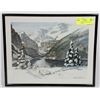 Image 1 : MEREDITH EVANS LAKE LOUISE FRAMED PRINT