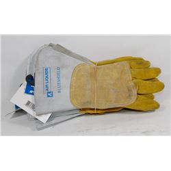 4 PAIRS OF BLUESHIELD AIR LIQUIDE GLOVES