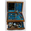 Image 1 : ESTATE JEWELRY BOX WITH CONTENTS