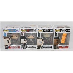 LOT OF 4 FUNKO POPS