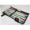 Image 1 : LARGE KNITTING NEEDLE SET WITH CARRY POUCH