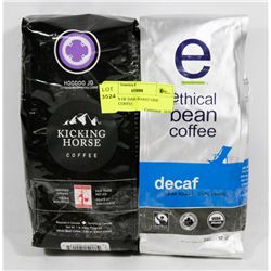 2 PACKS OF DARK ROAST ONE DECAF COFFEE