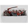 Image 1 : BOX OF RED OAKLEY STYLED SUNGLASSES WITH SMOKEY