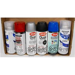 FLAT OF KRYLO ASSORTED PAIN PRIMER ND GLOSS CLEAR