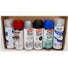 Image 1 : FLAT OF KRYLO ASSORTED PAIN PRIMER ND GLOSS CLEAR