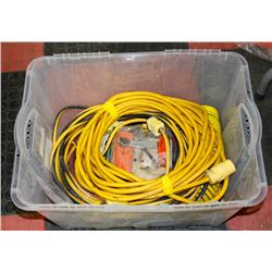 TOTE OF CORDS, CABLES AND HOSES