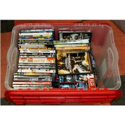 TOTE WITH OVER 70 DVDS