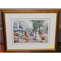 FRAMED RM CONDON PRINT, 1238/4950