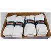 Image 1 : LOT OF 12 NEW MENS WHITE WITH GREY ACCENTS CREW
