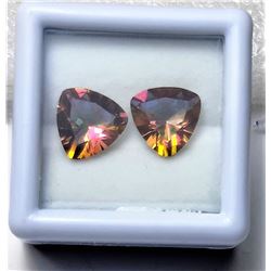 1)  LOT OF 2 MATCHED TRILLIUM CUT