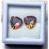 Image 1 : 1)  LOT OF 2 MATCHED TRILLIUM CUT