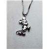Image 1 : 11)  STERLING SILVER MICKEY MOUSE