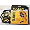 Image 1 : 3)  LOT OF 2 TOLSEN MEASURING TAPES
