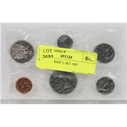 SEALED PROOF L SET 1981
