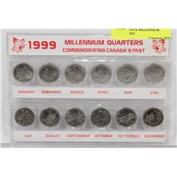 1999 COMPLETE MILLENNIUM QUARTER SET