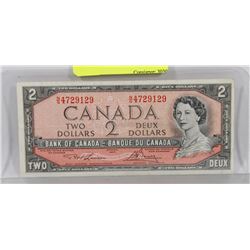 1954 CANADA $2 BILL