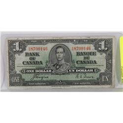 1937 COYNE/TOWERS $1 BILL
