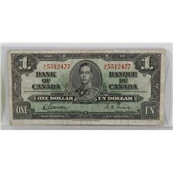 1937 GORDON/TOWERS $1 BILL