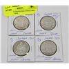 Image 1 : LOT OF 4 CANADA HALF DOLLARS, 1950, 1954, 1958,