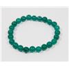 Image 1 : #118-NATURAL GREEN AVENTURINE BEAD BRACELET 8MM