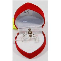 #49-SMOKEY QUARTZ RING SIZE 8