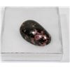 Image 1 : #64-RHODONITE PINK BLACK HEALING CRYSTAL ROCK