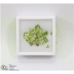 196) PERIDOTS, ASSORTED SHAPES & SIZES, APPROX