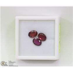 116) GENUINE GARNETS ASSORTED, OVALS, APPROX 4CTS