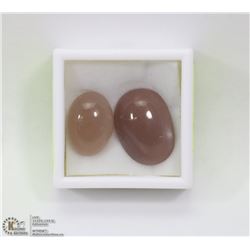 193) 2 GENUINE MOONSTONES, LARGE STONES, APPROX