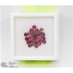 138) GENUINE GARNETS, ROUNDS, APPROX 4 CTS