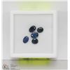 Image 1 : 182) GENUINE SAPPHIRES, OVAL, APPROX 3 CTS