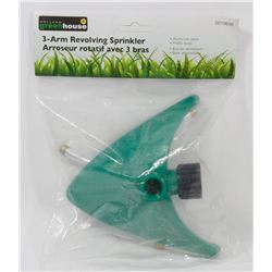NEW! 3-ARM REVOLVING SPRINKLER