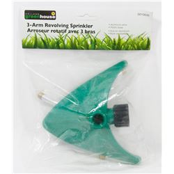 NEW! 3-ARM REVOLVING SPRINKLER