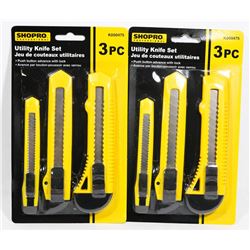 NEW! 6PC UTILITY KNIFE SET