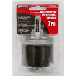NEW! 7PC HOLE SAW SET