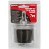 Image 1 : NEW! 7PC HOLE SAW SET