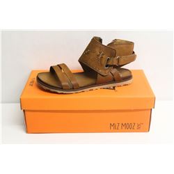 MIZ MOOZ NYC SZ 6 TO WHISKEY TIBBY LEATHER SANDALS